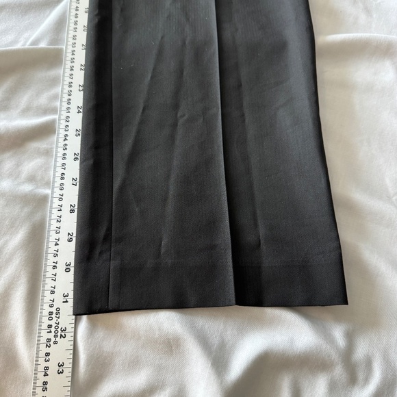 Haggar Men's Chino Casual Dress Pant Black Size Tag: 32x32 Flat Front Trouser - Picture 11 of 14